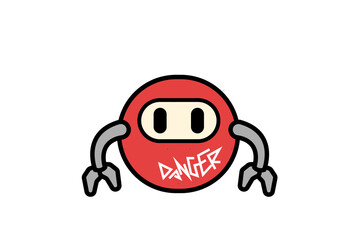 Robot head artificial intelligence bot artwork communication character clip art