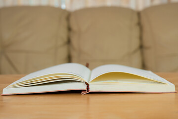 Books stack on the wooden chair for business, education back to school concept.