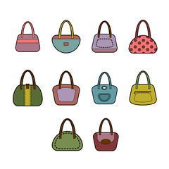 Woman Bag Illustration