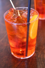 Aperol Sprizt, trendy cocktail from Italy