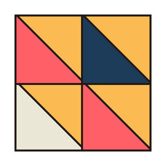 Geometric Bauhaus Shape