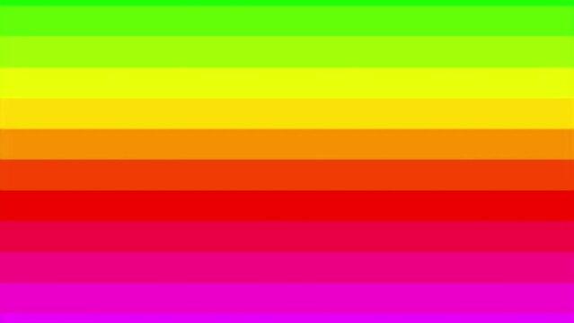 Rainbow color video footage 