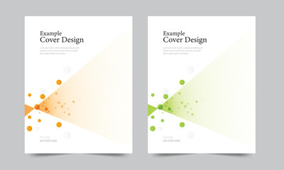 Cover design for annual report and business catalog, magazine, flyer or booklet. Brochure template layout. A4 cover vector EPS-10
