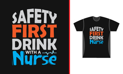 t-shirt design nurse