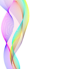 Abstract flowing wave lines background. Design element for technology, science, modern concept.vector eps 10