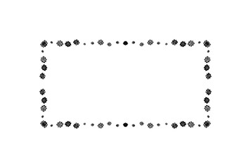 Black frame ornament art decorative boarder dark antique artwork