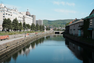 小樽運河の風景