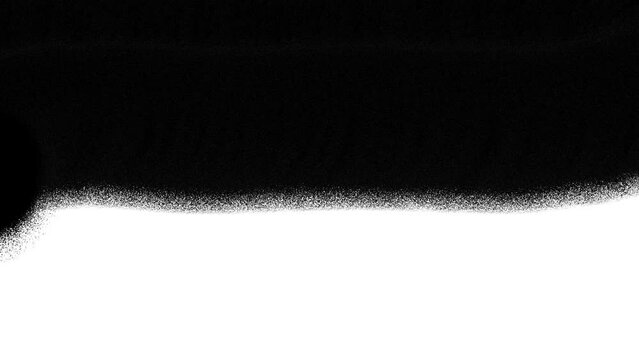 Ink Fusion: Matte Reveal Transition with Dynamic Black Spray Paint Texture