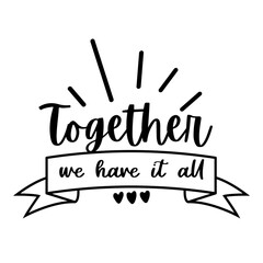 Home and Family Hand drawn motivation lettering phrase in modern calligraphy style. Inspiration slogan for print and poster design. Vector illustration