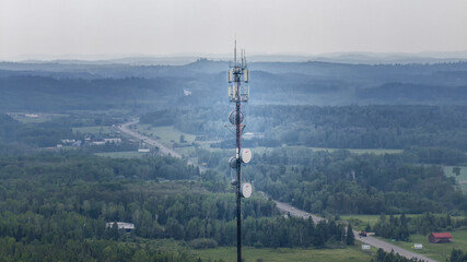 Aerail Of Cell Tower