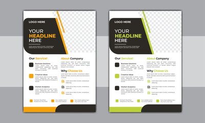 Creative Corporate & Business Flyer Brochure Template Design

