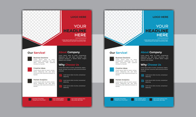 Corporate Business Flyer Template Design 