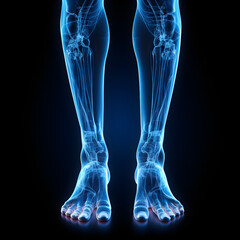 x ray of a human knee