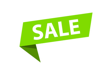 Sale green banner