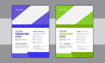 Corporate Business flyer template vector design