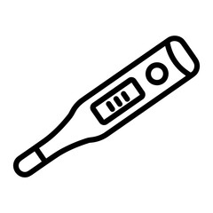 Thermometer medicine icon symbol image vector. Illustration of the temperature cold and hot measure tool design image