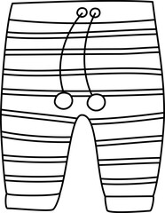 Baby Pants Outline Icon