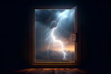 Fototapeta premium „Frames of Tranquility“ created with Generative AI technology