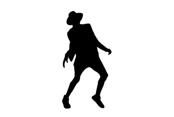 Dance silhouette dancing person sketch shadow dancer art