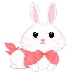 easter bunny with egg