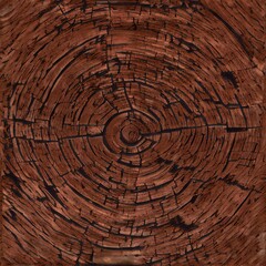 Cut Ring wood tree, 4k