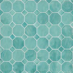 Hexagon Turquoise pool, tile, 2k