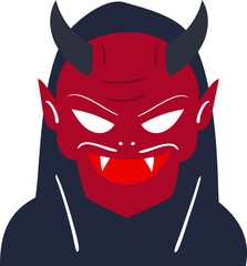 Obraz premium Halloween Devil illustration