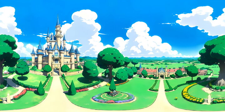 Fairtale Magic Castle Anime 360 HDRI