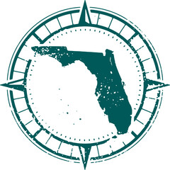 Explore Florida USA State Tourism Stamp - 620621004