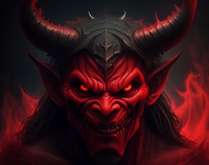 red devil face, Unleashing the Demon Within