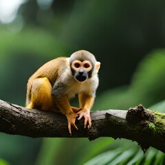 Naklejka na ściany i meble white tailed macaque