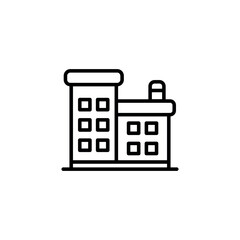 Condo icon design with white background stock illustration