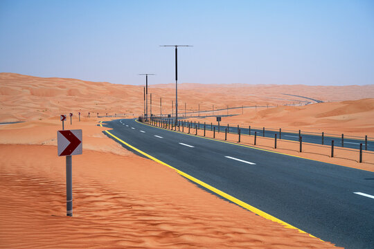 Beautiful Road ways in United Arab Emirates