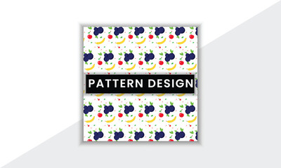 Colorful And Unique Pattern Design Template With Minimal Shape And Vector Background