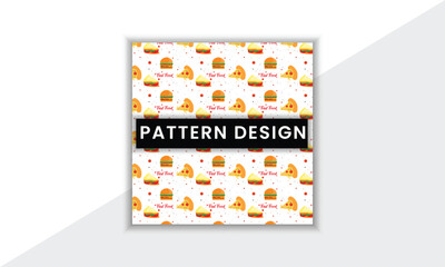 Colorful And Unique Pattern Design Template With Minimal Shape And Vector Background