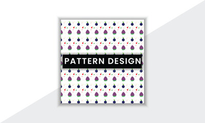 Colorful And Unique Pattern Design Template With Minimal Shape And Vector Background