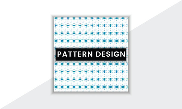 Colorful And Unique Pattern Design Template With Minimal Shape And Vector Background