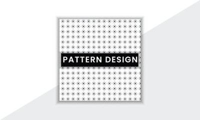 Colorful And Unique Pattern Design Template With Minimal Shape And Vector Background