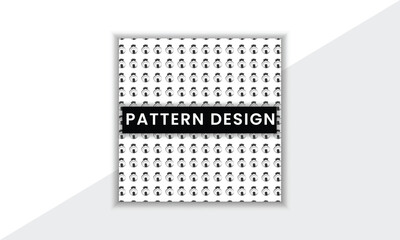 Colorful And Unique Pattern Design Template With Minimal Shape And Vector Background