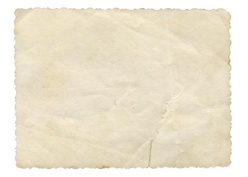 Retro vignette photo paper texture isolate. Old antique sheet paper texture. Announcement board. Recycle vintage paper background. Aged and yellowed wallpaper.