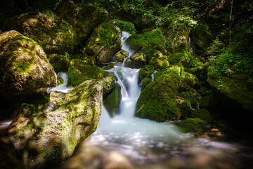 Fresh Hubelj spring in Vipavska valley