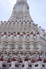Very beautiful pagoda at Wat Arun Ratchawararam Woramahawihan.