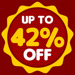 Explosive Discounts: Up to 42% off Vector Illustration