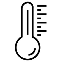 Thermometer medicine icon symbol image vector. Illustration of the temperature cold and hot measure tool design image.