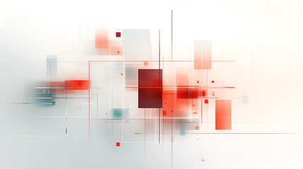 Abstract minimal geometric painting.