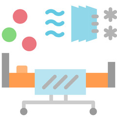 Obraz premium clean room flat style icons