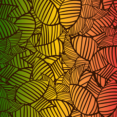 Seamless abstract hand-drawn pattern, wavy background.