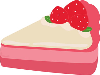 cake with strawberry