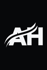 AH letter logo