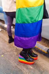 Marcha del Orgullo LGTBIQ+ en Lima Peru